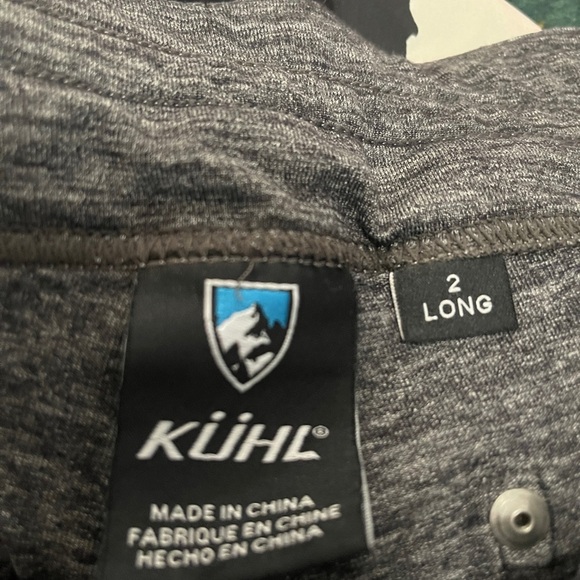Kuhl Mova Durable Stretch Knit Utility Pants Gray Size 2 Long - Picture 8 of 8